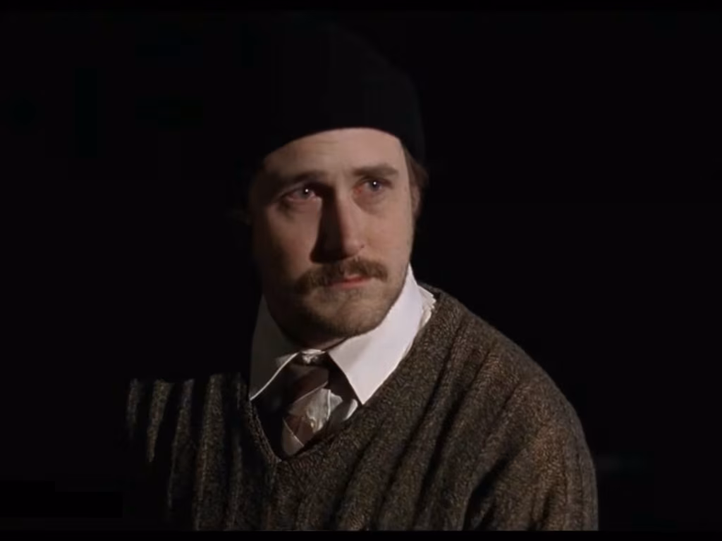 Lars looking on wistfully while ingesting his sister-in-law's retort to his rant (AVIF format)